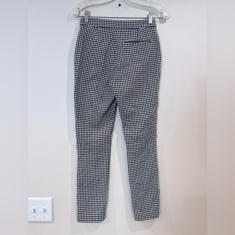 🔥SEZANE Black & White Houndstooth Women’s Pants Size 34 EC🔥 - Picture 2 of 6